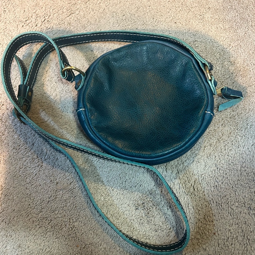 Portland Leather Group small circle crossbody bag